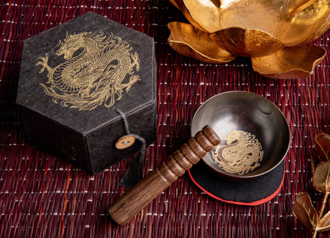 Klangschalen Set Drache – Ansicht 3