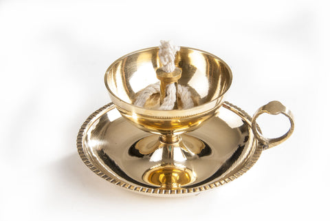 Ghee-Lampe, Messing, 10 cm – Ansicht 2
