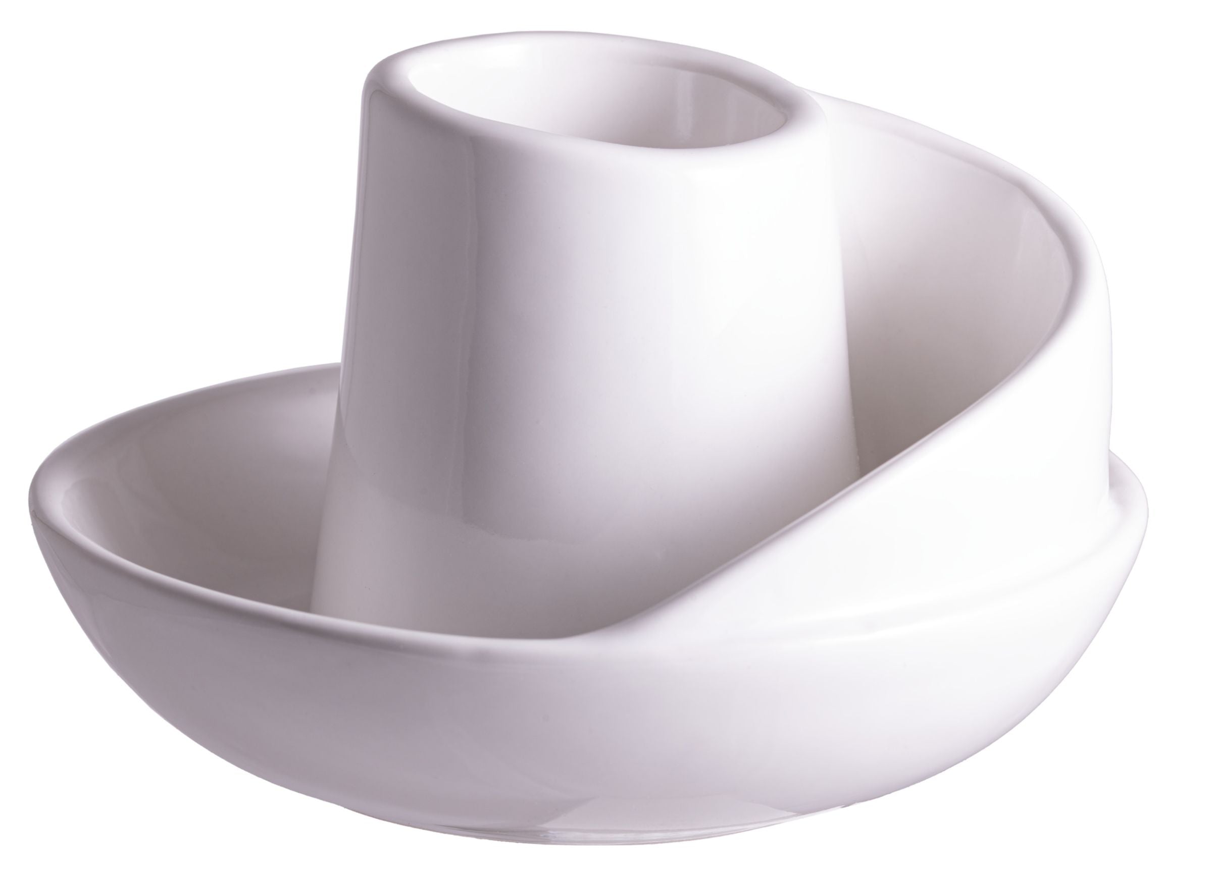 Smudge Bowl "Wave", weiß – Seelenecho
