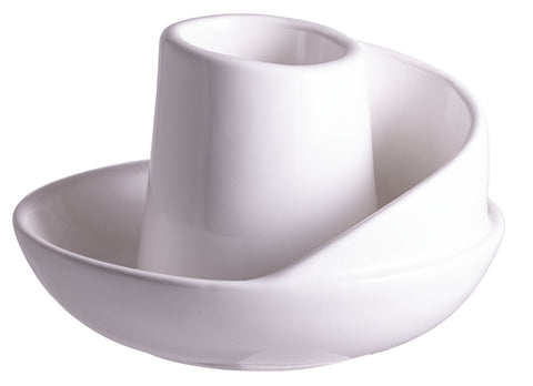 Smudge Bowl "Wave", weiß – Seelenecho