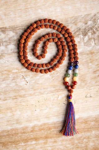 Rudraksha-Mala 7 Chakras – Ansicht 2