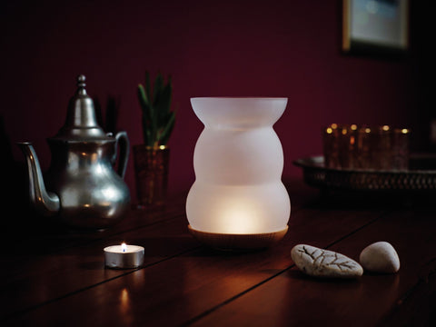 Räucherstövchen Lucerna mit Blumes des Lebens aus Glas (UVP 39,90 EUR) – Ansicht 4