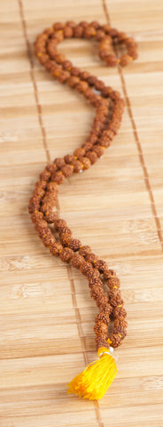 Rudraksha-Mala, klein L. 76 cm, Ø 6 mm – Ansicht 2