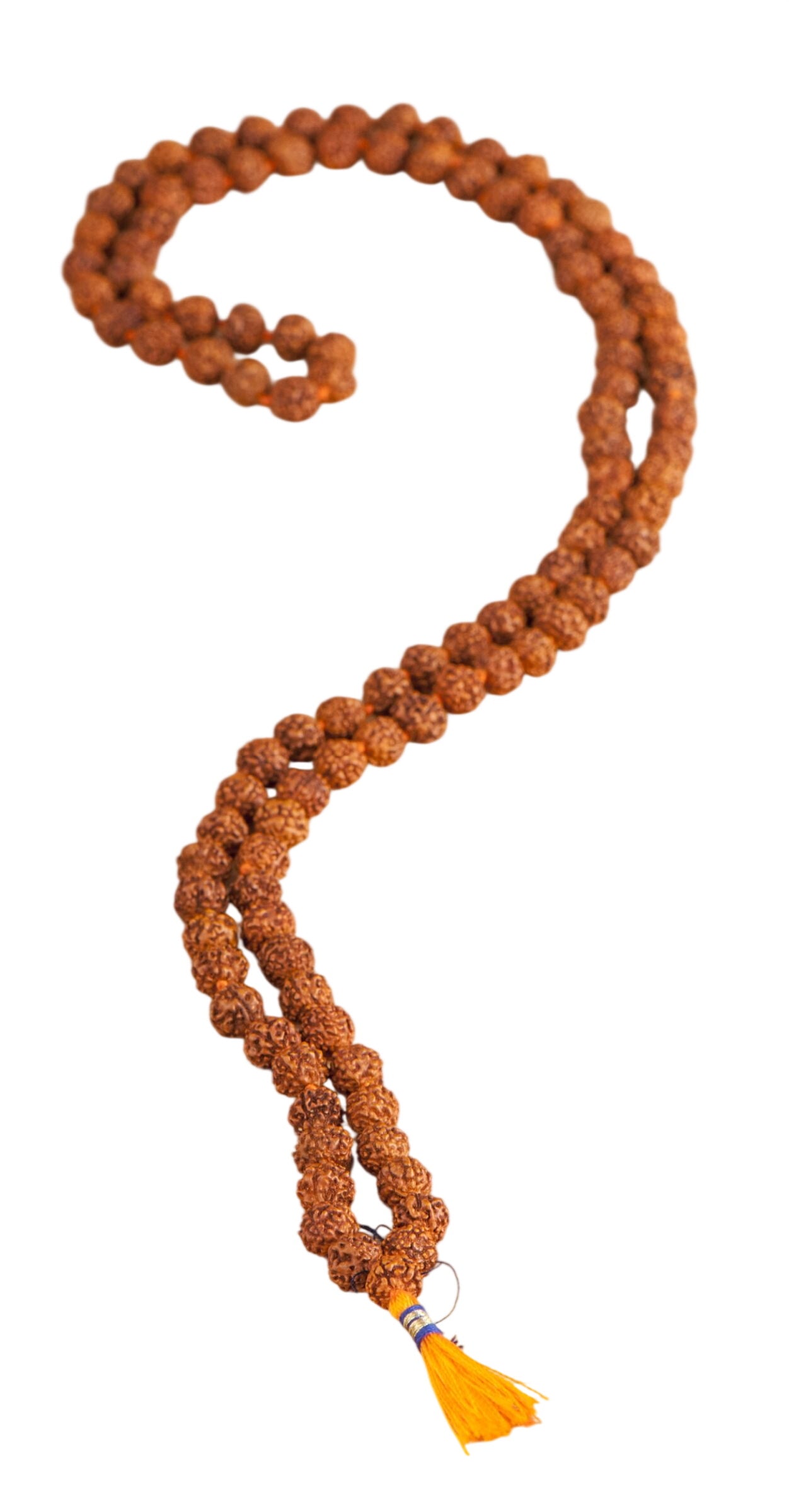 Rudraksha-Mala, mittel L. 96 cm, Ø 7 mm – Seelenecho
