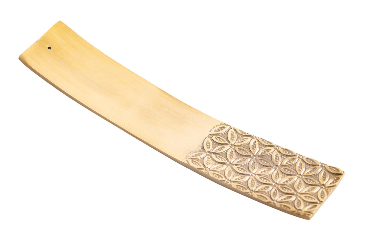 Blume des Lebens Halter Bronze Weißmetall, bronze platiniert – Seelenecho