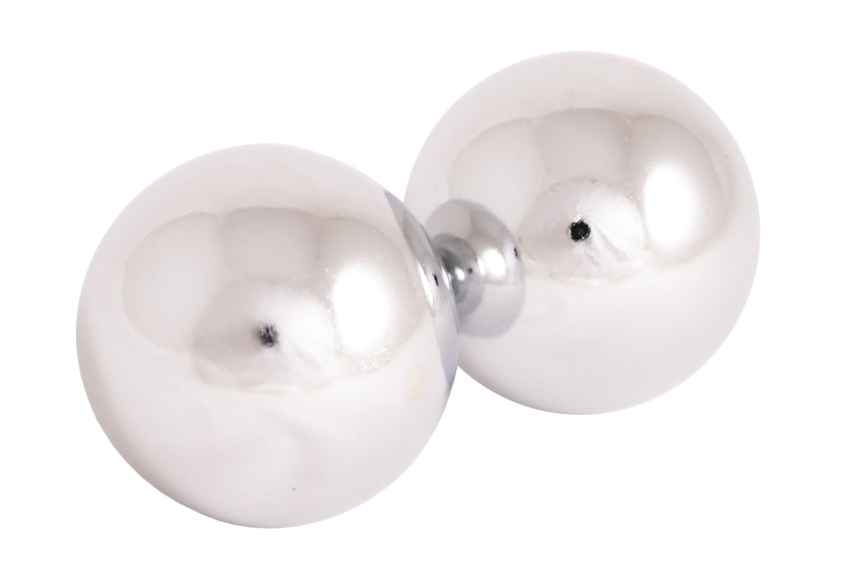 Klangkugeln silberfarben 40mm – Seelenecho
