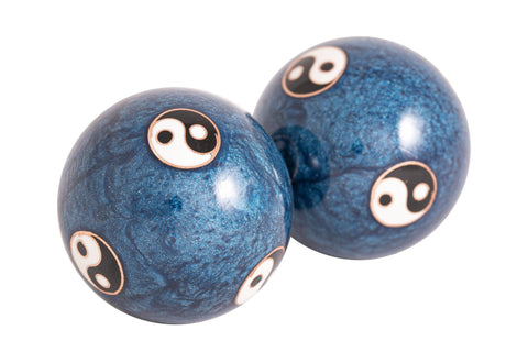 Klangkugeln - Yin Yang blau – Seelenecho