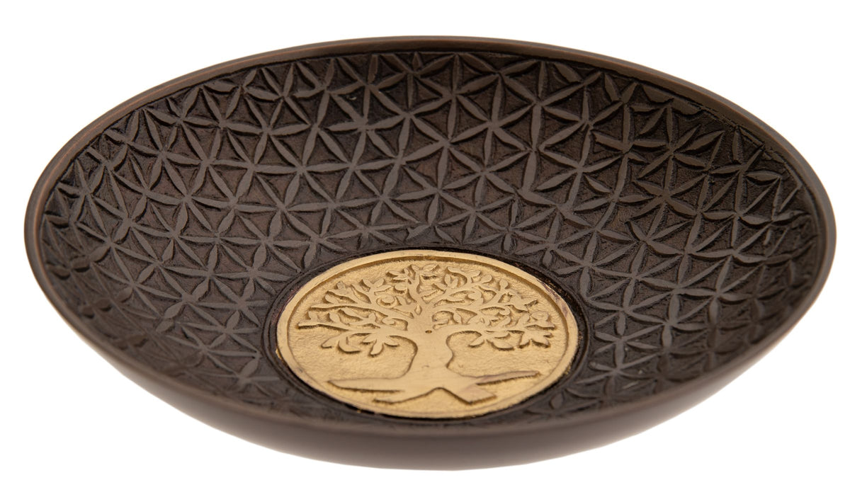 Schale Yggdrasil Aluminium, Kupfer antik – Seelenecho