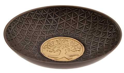 Schale Yggdrasil Aluminium, Kupfer antik – Seelenecho