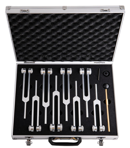 Chakra Stimmgabeln Set mit Koffer – Seelenecho