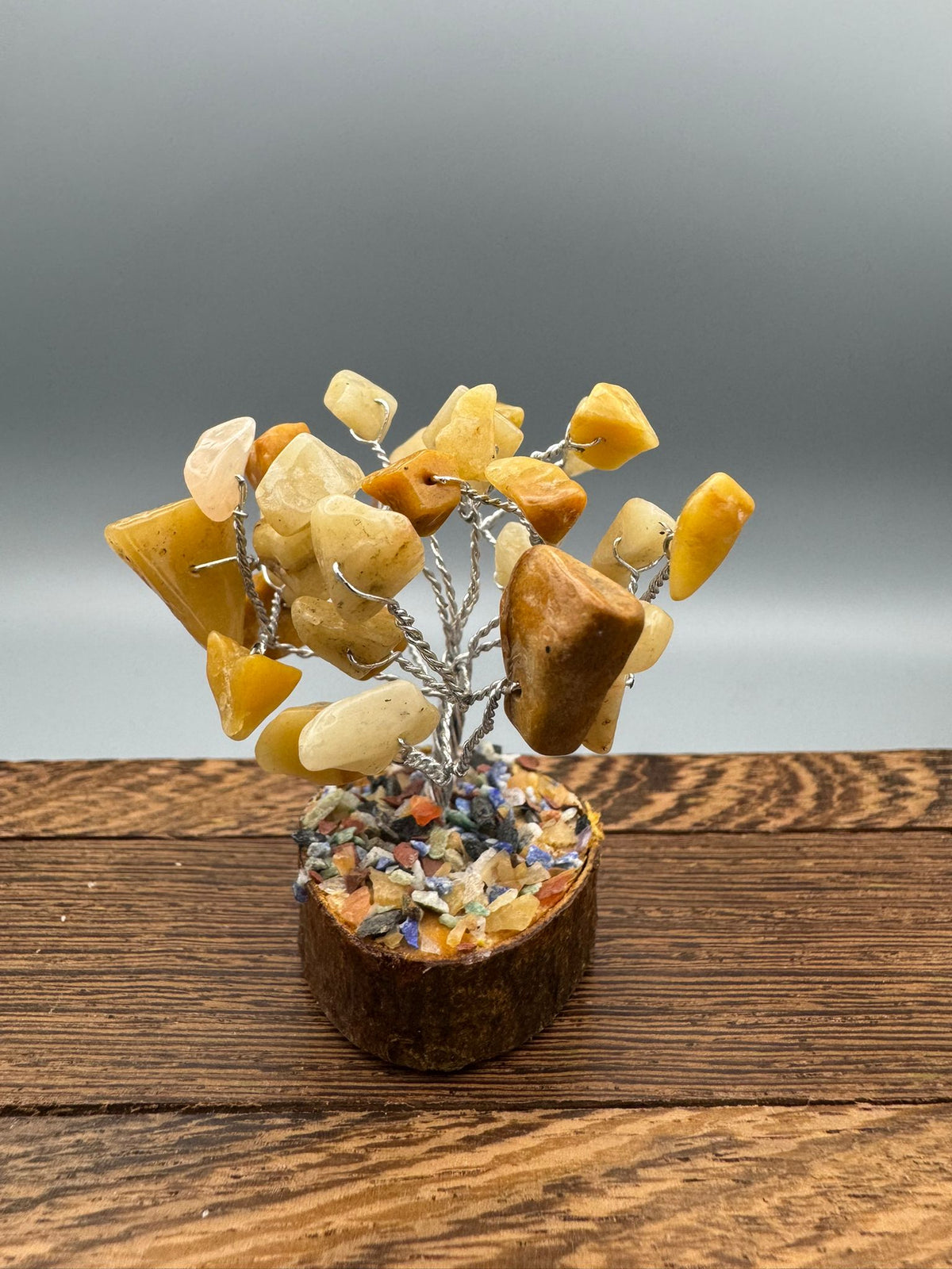 Handgefertigter Heilsteinbaum – Ansicht 3