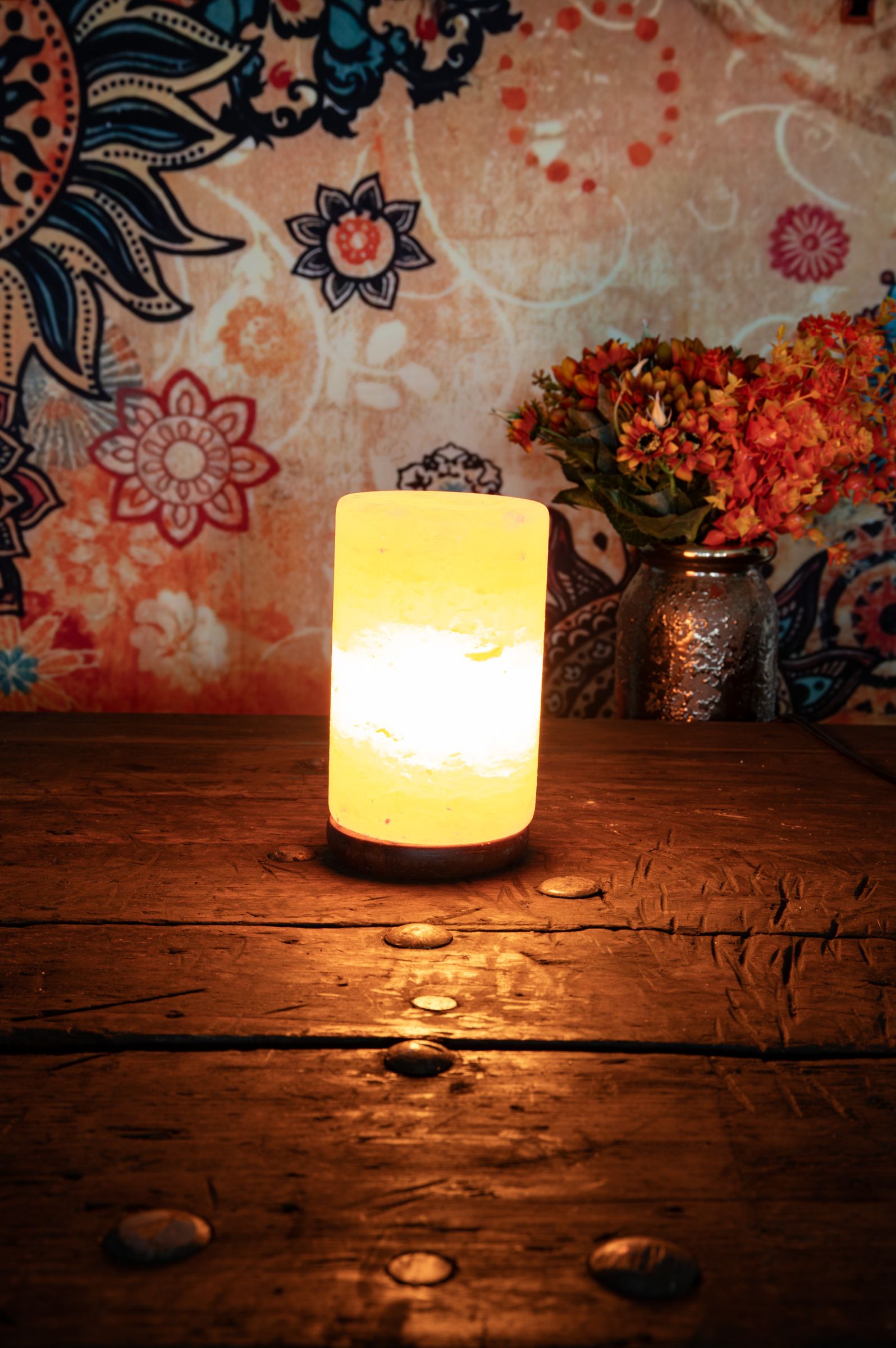 Salzkristalllampe Zylinder – Ansicht 2