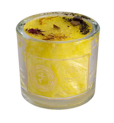 Solarplexus Chakra Kerze – Seelenecho