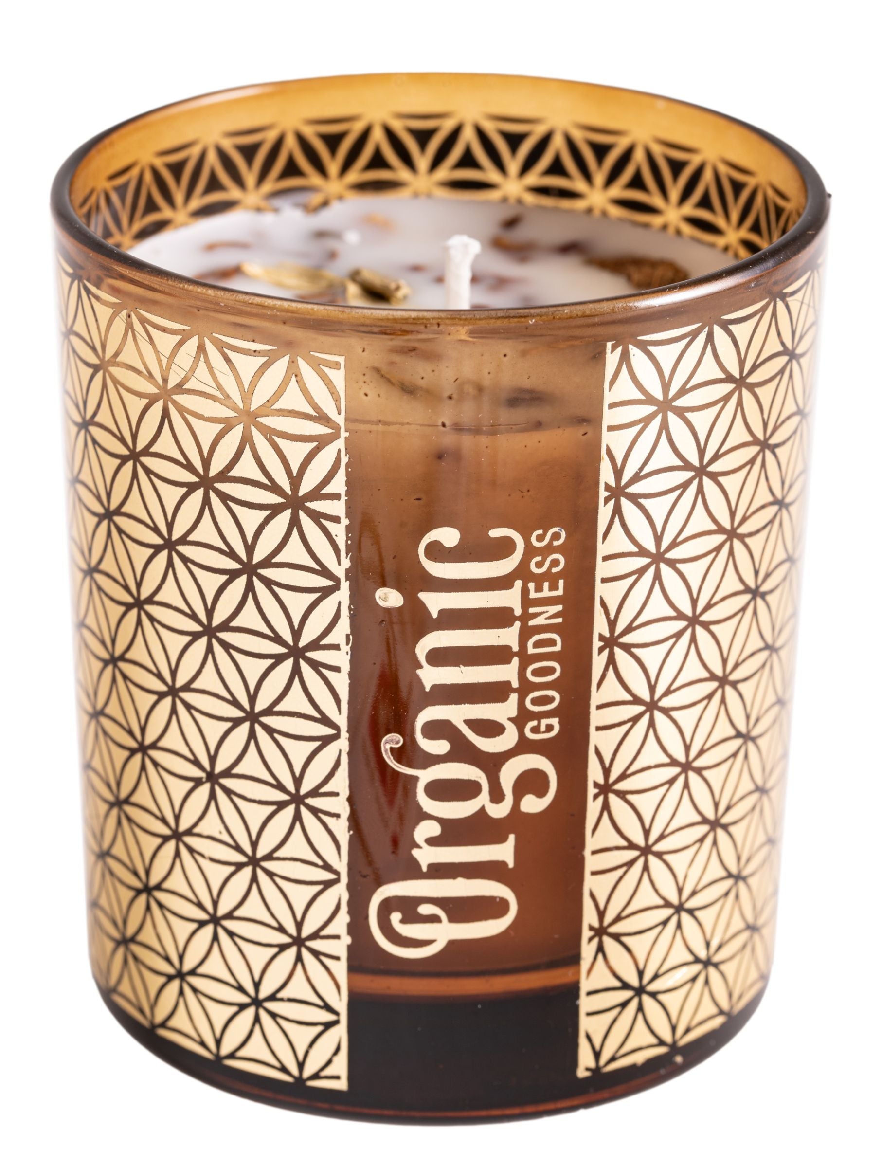 Organic Sojawachskerze Rose und Geranie – Seelenecho