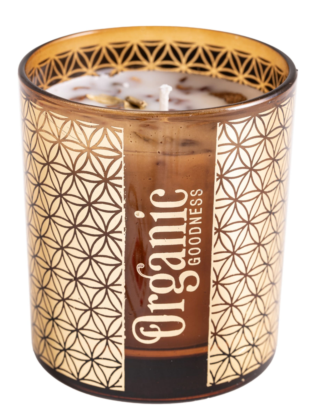 Organic Sojawachskerze Rose und Geranie – Seelenecho