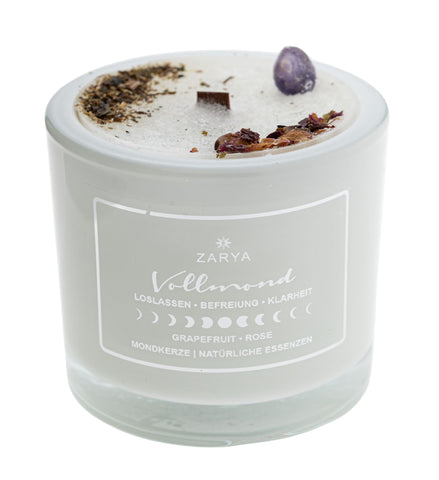 Zeremoniekerze Vollmond Rose, Grapefruit – Seelenecho