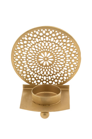 Lichtobjekt Mandalastern gold – Seelenecho