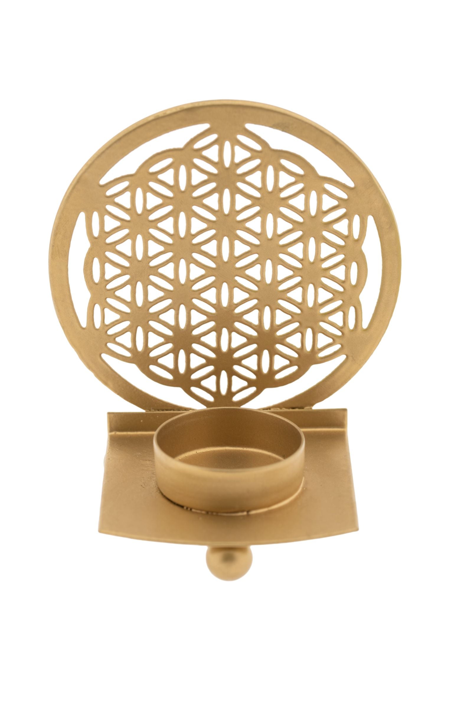Lichtobjekt Blume des Lebens gold – Seelenecho