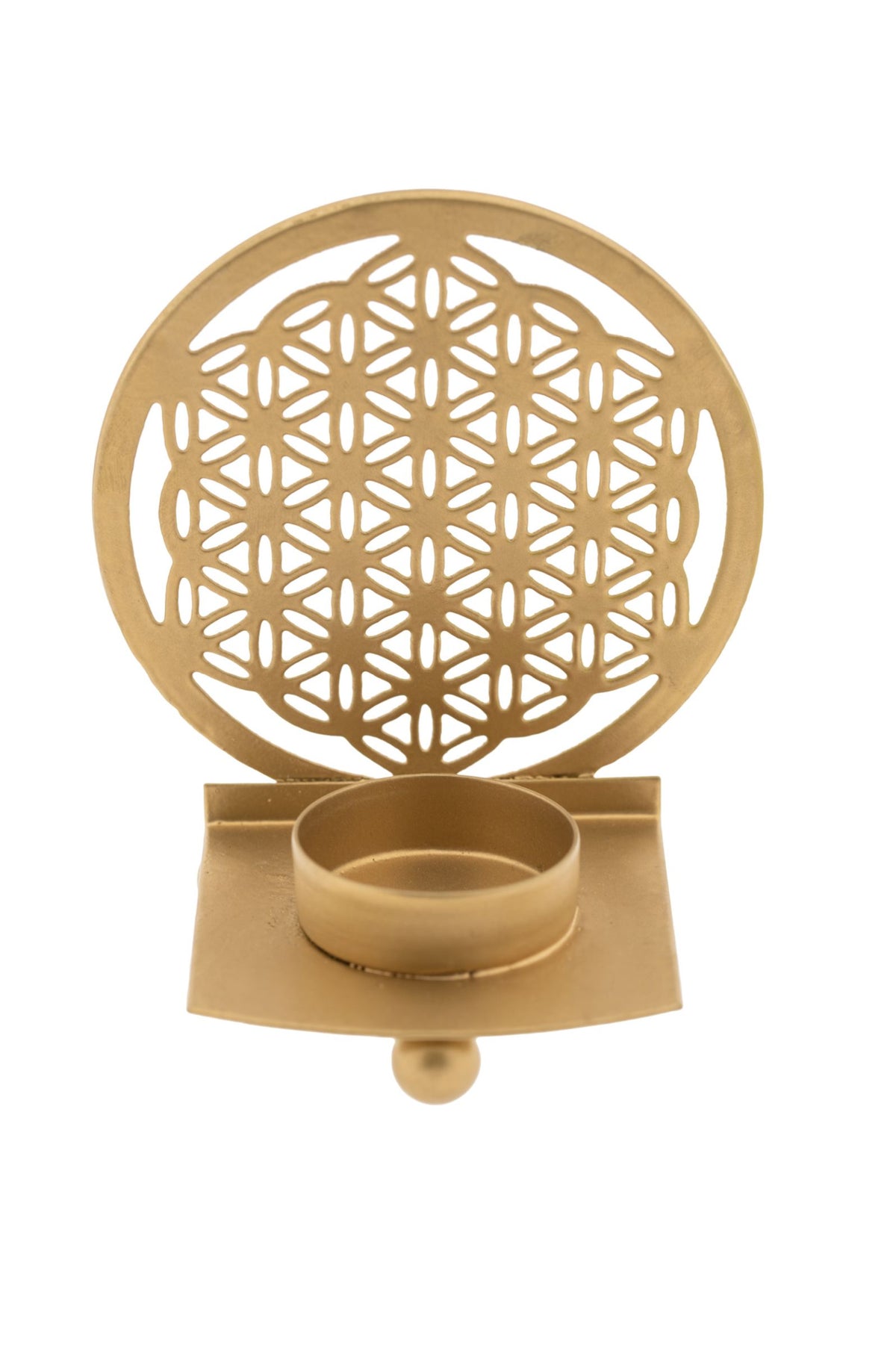Lichtobjekt Blume des Lebens gold – Seelenecho