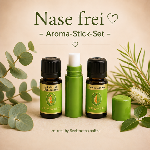 Nase Frei – Aroma-Stick-Set mit Eukalyptus globulus Bio & Teebaumöl Bio