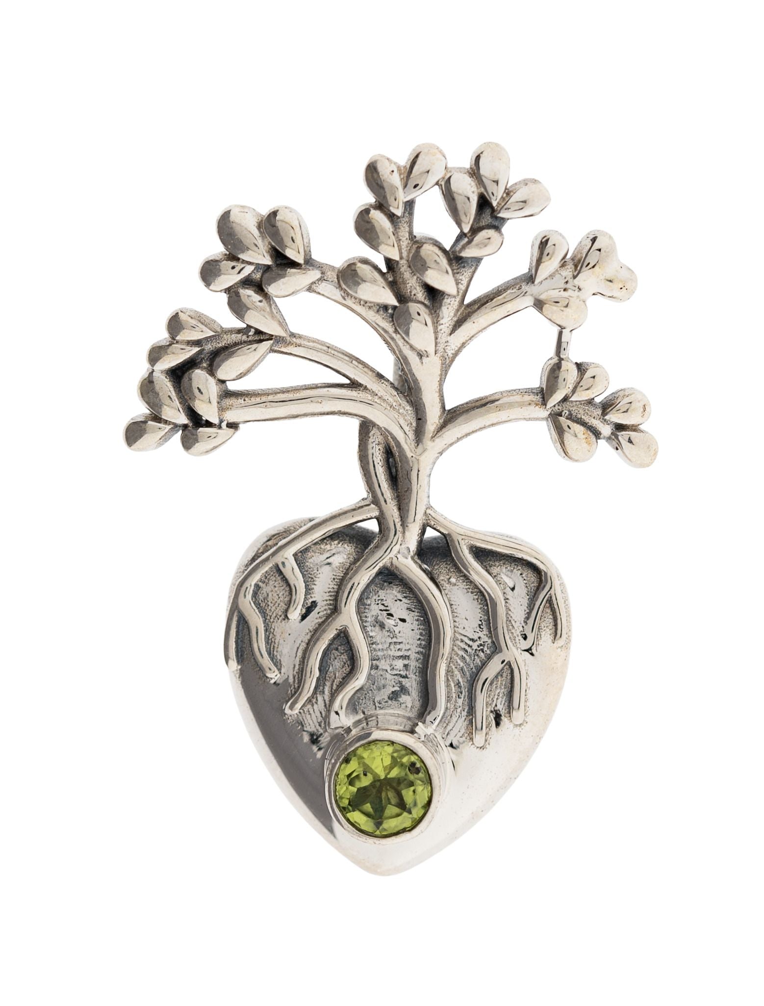 Yggdrasil mit Peridot 925 Sterling Silber – Seelenecho