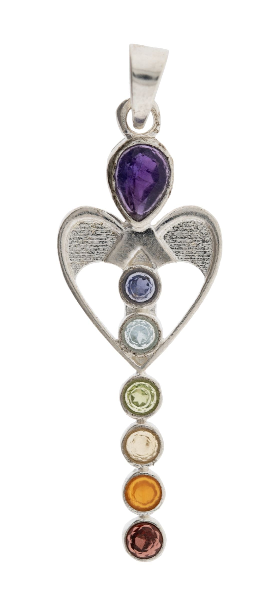 Chakra Engel Anhänger 925er Silber – Seelenecho