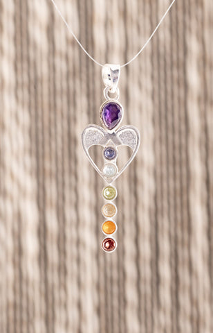 Chakra Engel Anhänger 925er Silber – Ansicht 2