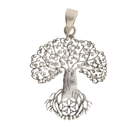 Yggdrasil Anhänger 925er Silber – Seelenecho