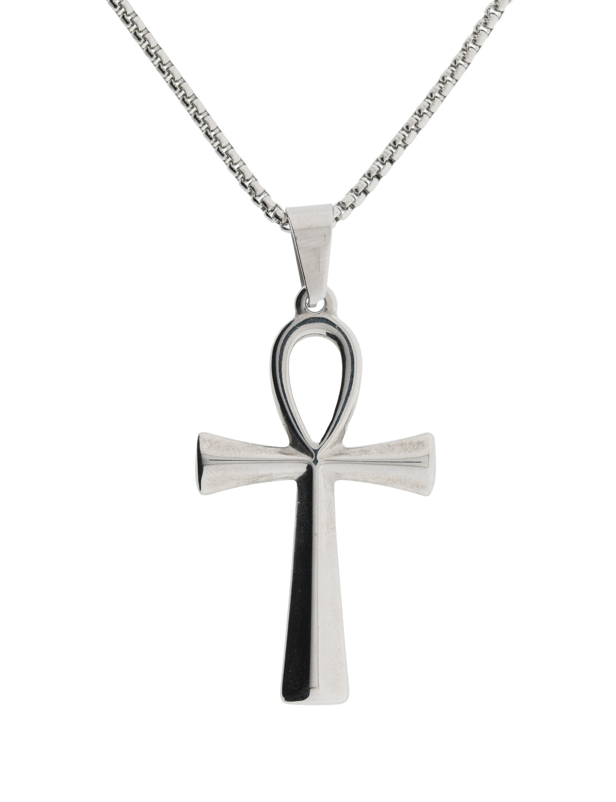 Ankh Anhänger aus Edelstahl mit 60 cm Kette