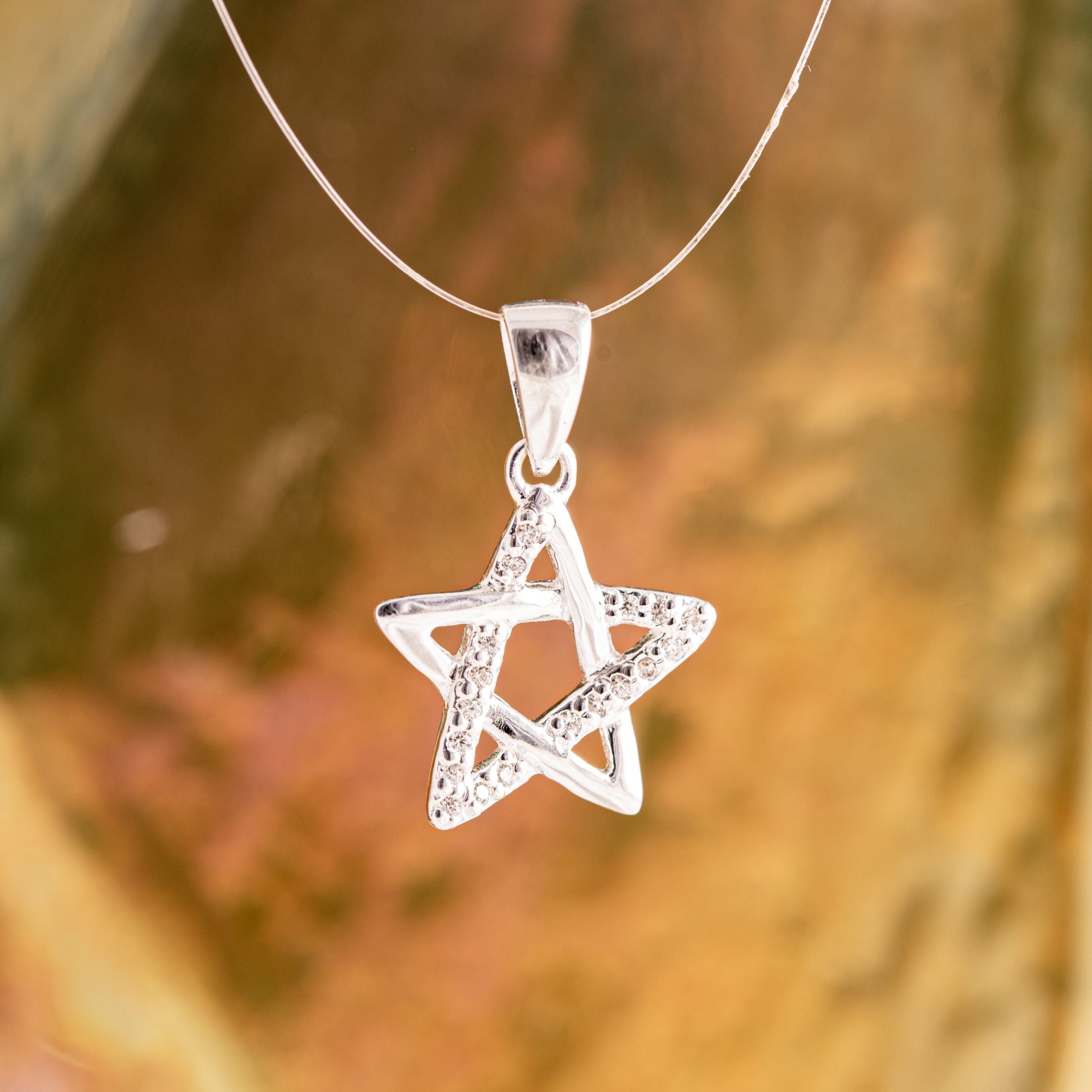 Pentagramm Anhänger 925 Silber – Ansicht 2