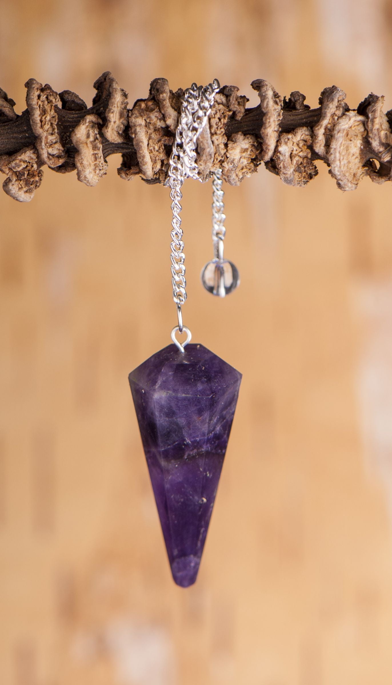 Sechskantpendel Amethyst – Ansicht 2