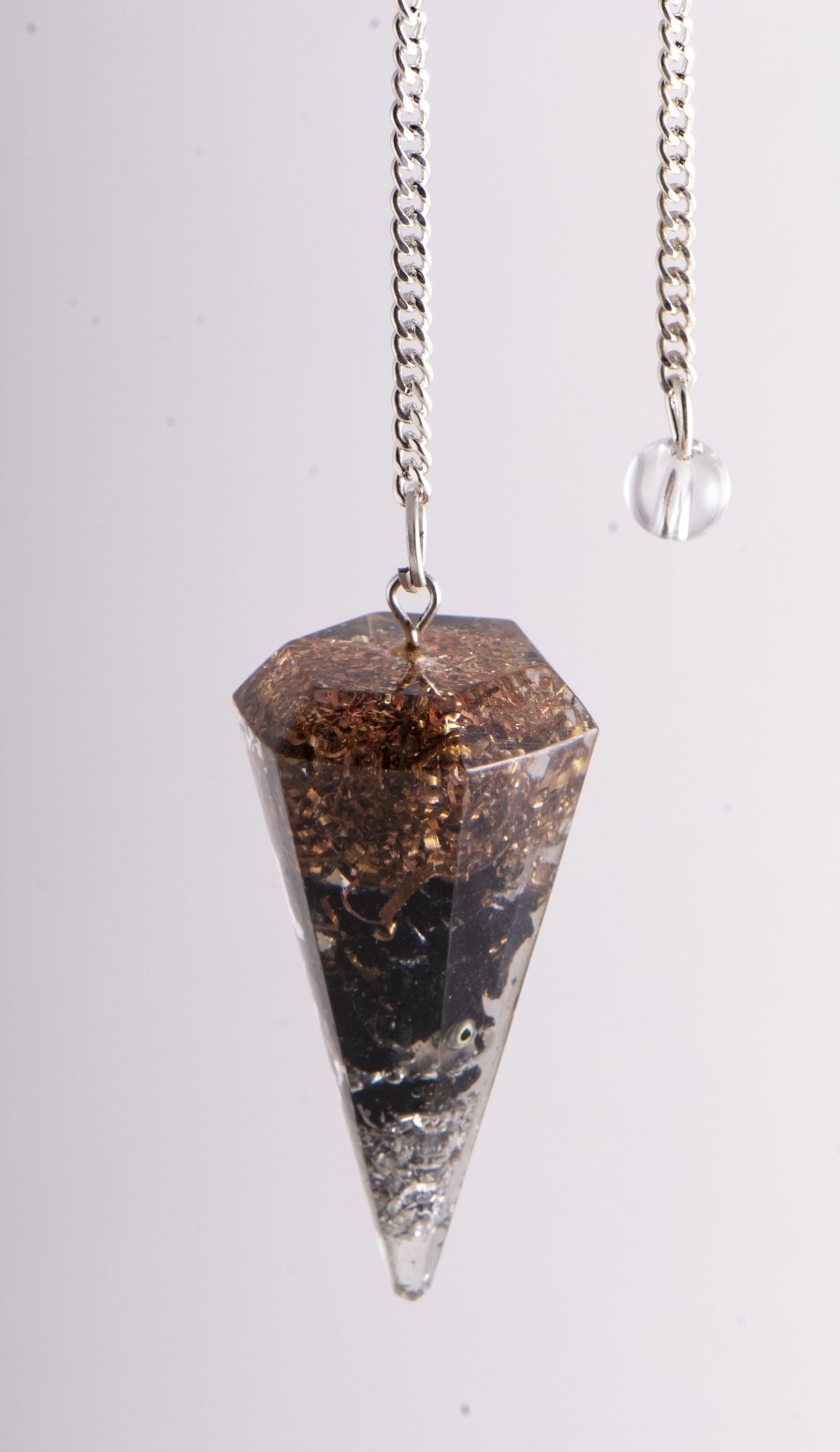 Orgonpendel Obsidian – Seelenecho