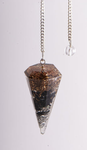 Orgonpendel Obsidian – Seelenecho