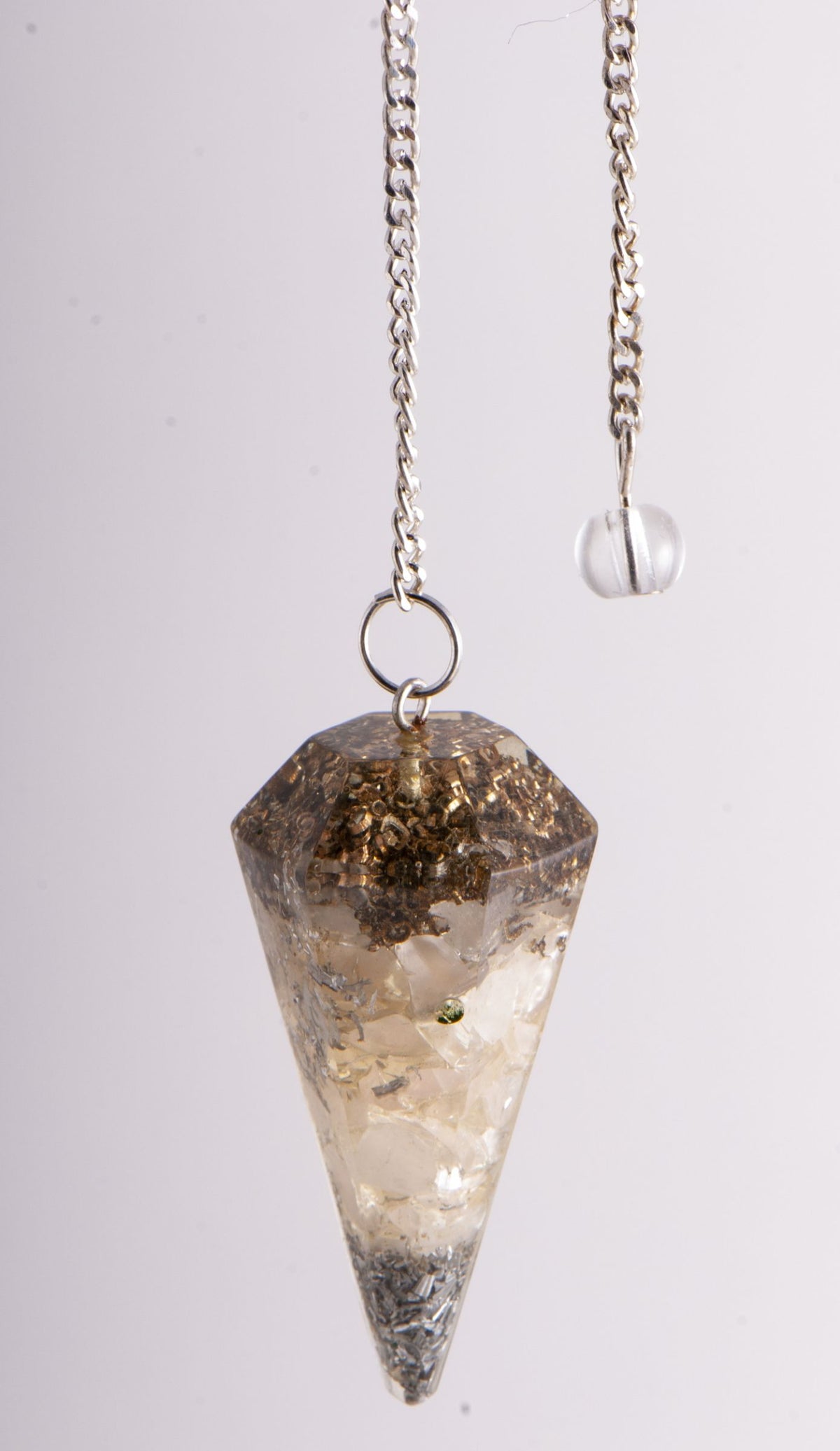 Orgonpendel Rosenquarz – Seelenecho