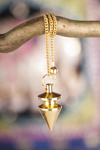 Arakpendel, Messing vergoldet – Ansicht 2