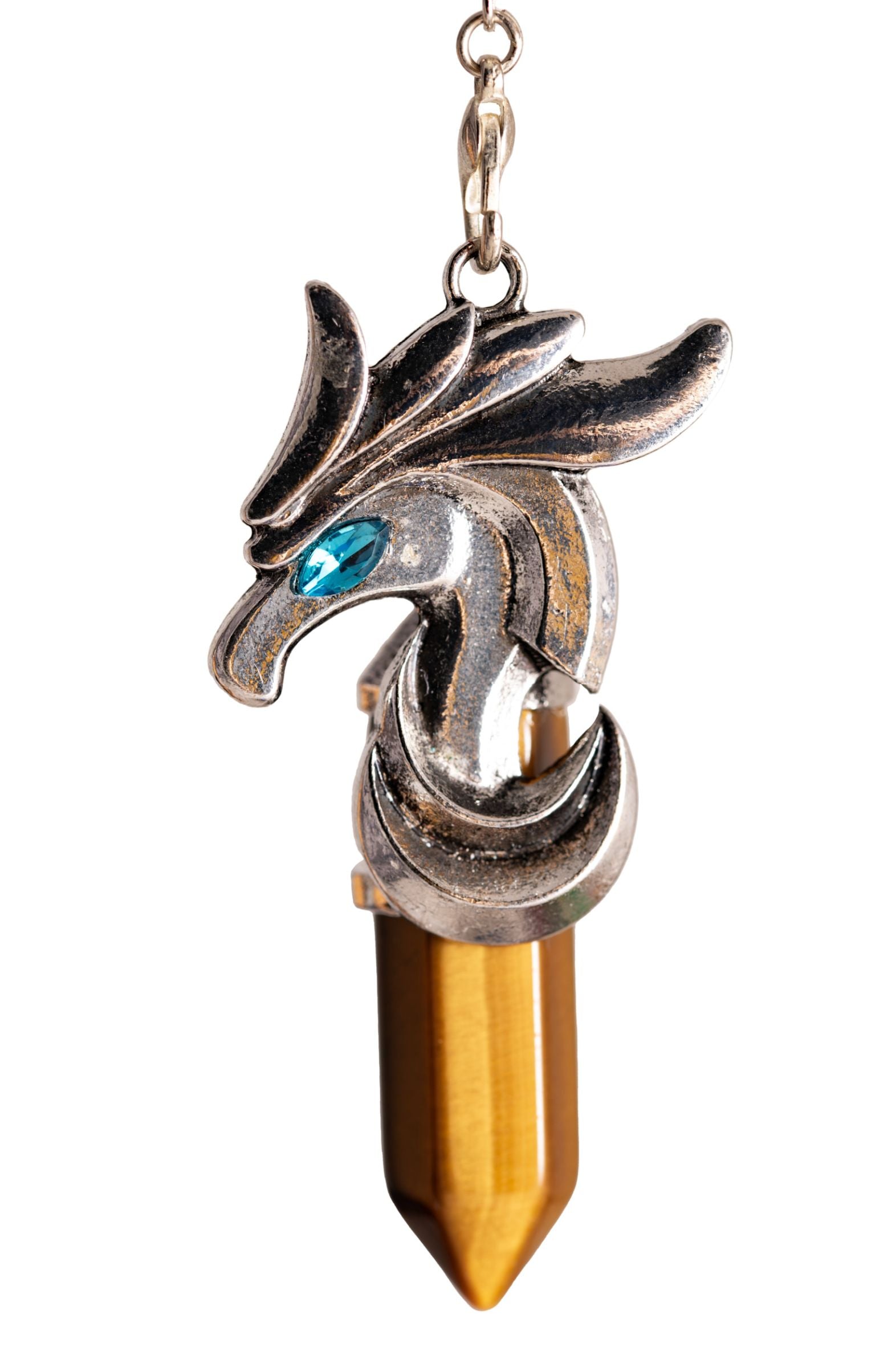 Drachen-Pendel, Tigerauge – Seelenecho