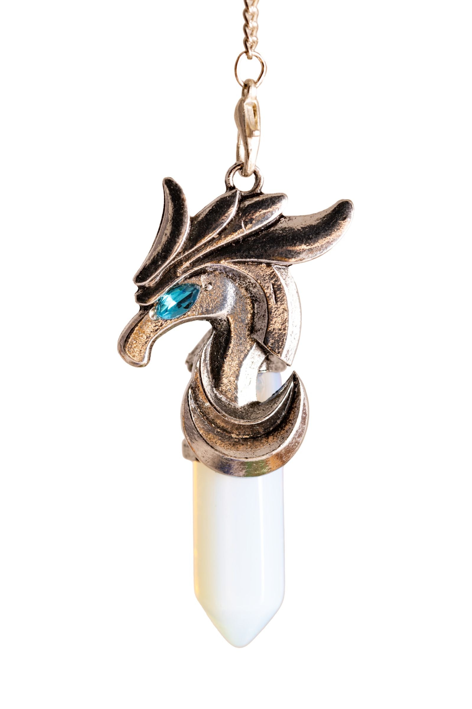 Drachen-Pendel, Opal Glas – Seelenecho