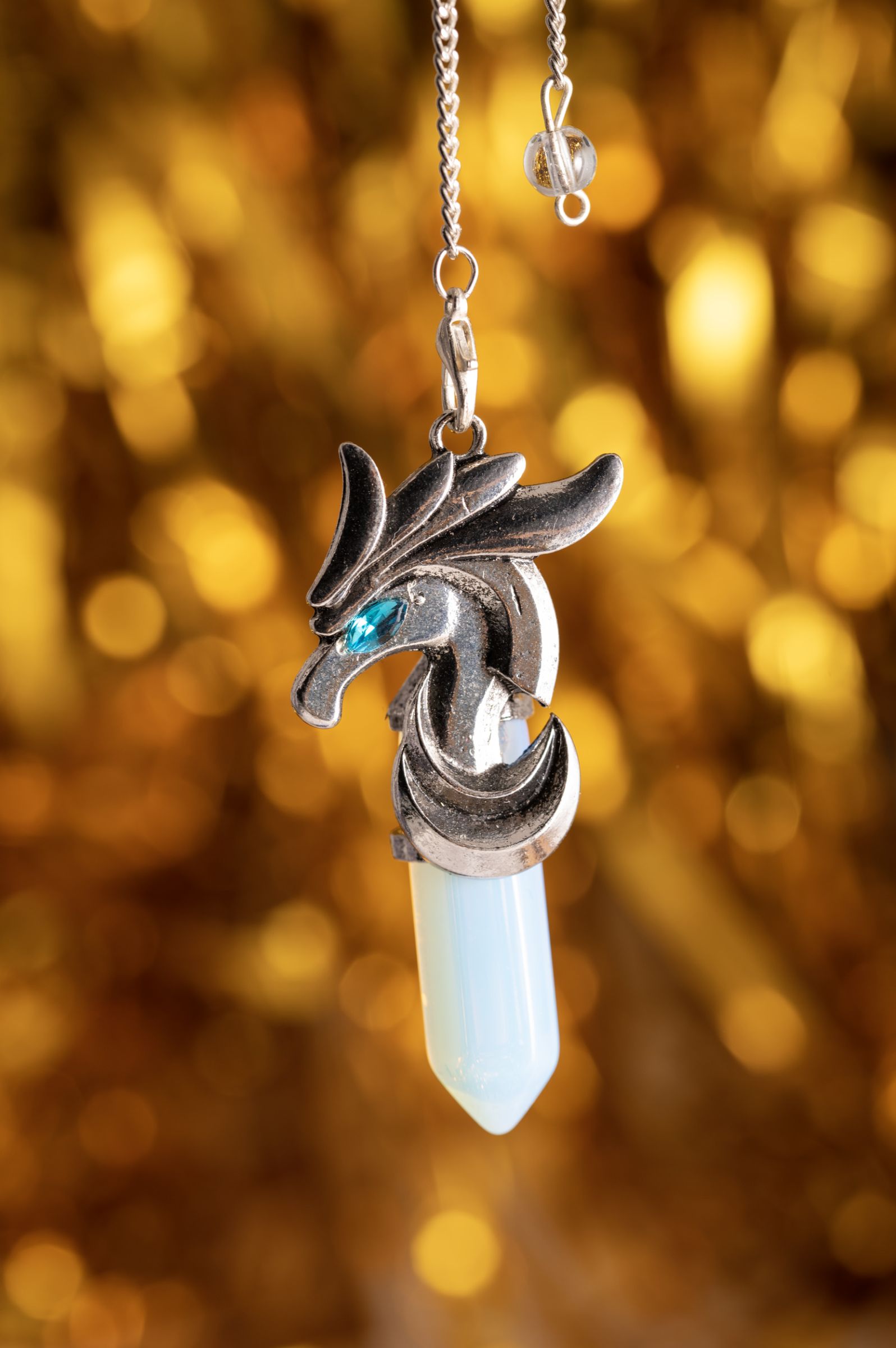 Drachen-Pendel, Opal Glas – Ansicht 2