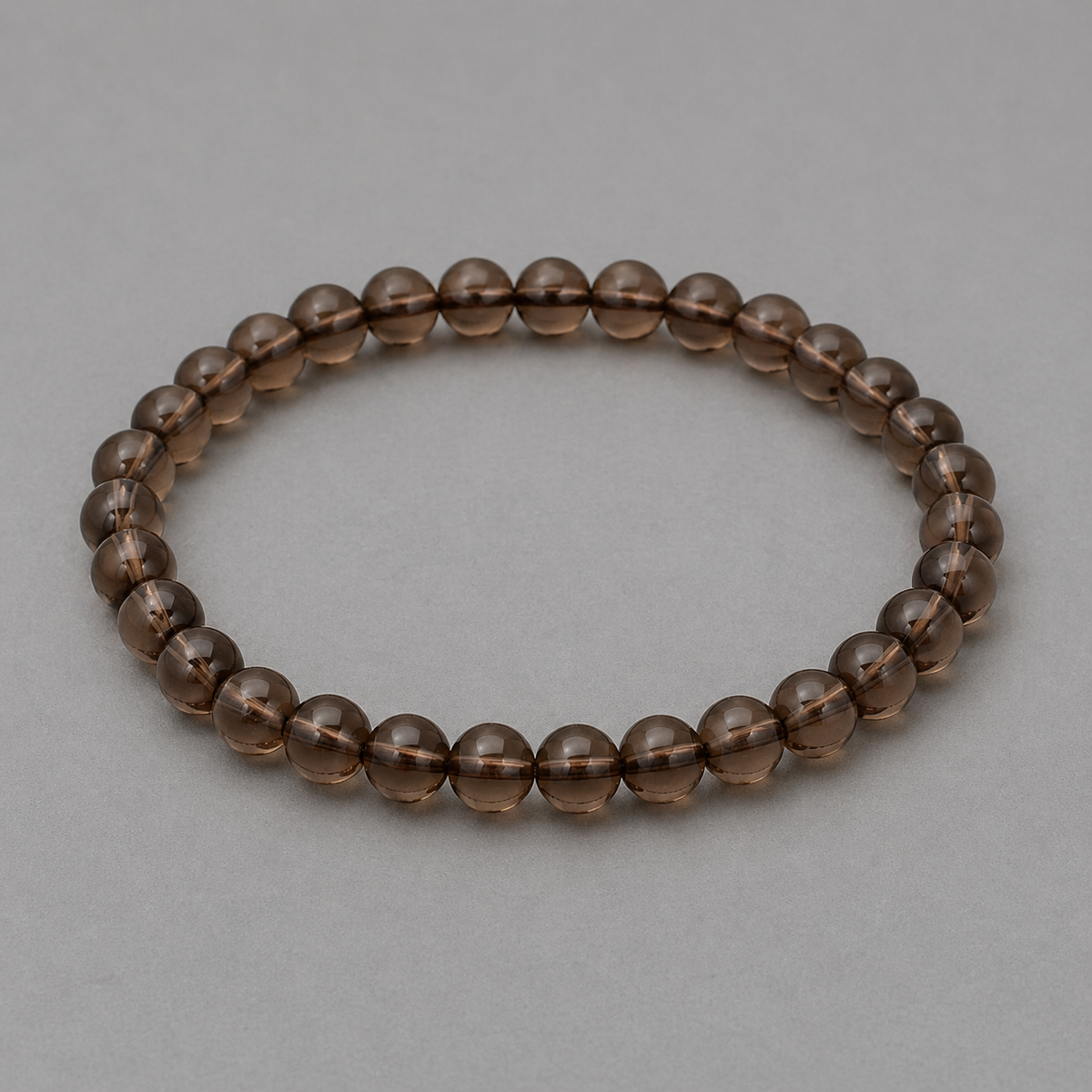 Rauchquarz Armband 6 mm – Erdung, Gelassenheit & innere Ruhe