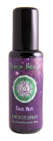 Erste Hilfe Aurum Indigo Energiespray 50 ml – Seelenecho