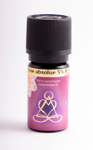 Rose absolue 5%, K Ätherisches Öl, 5 ml – Seelenecho