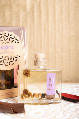 Salbei und Lavendel Organic Reed Diffuser – Ansicht 3
