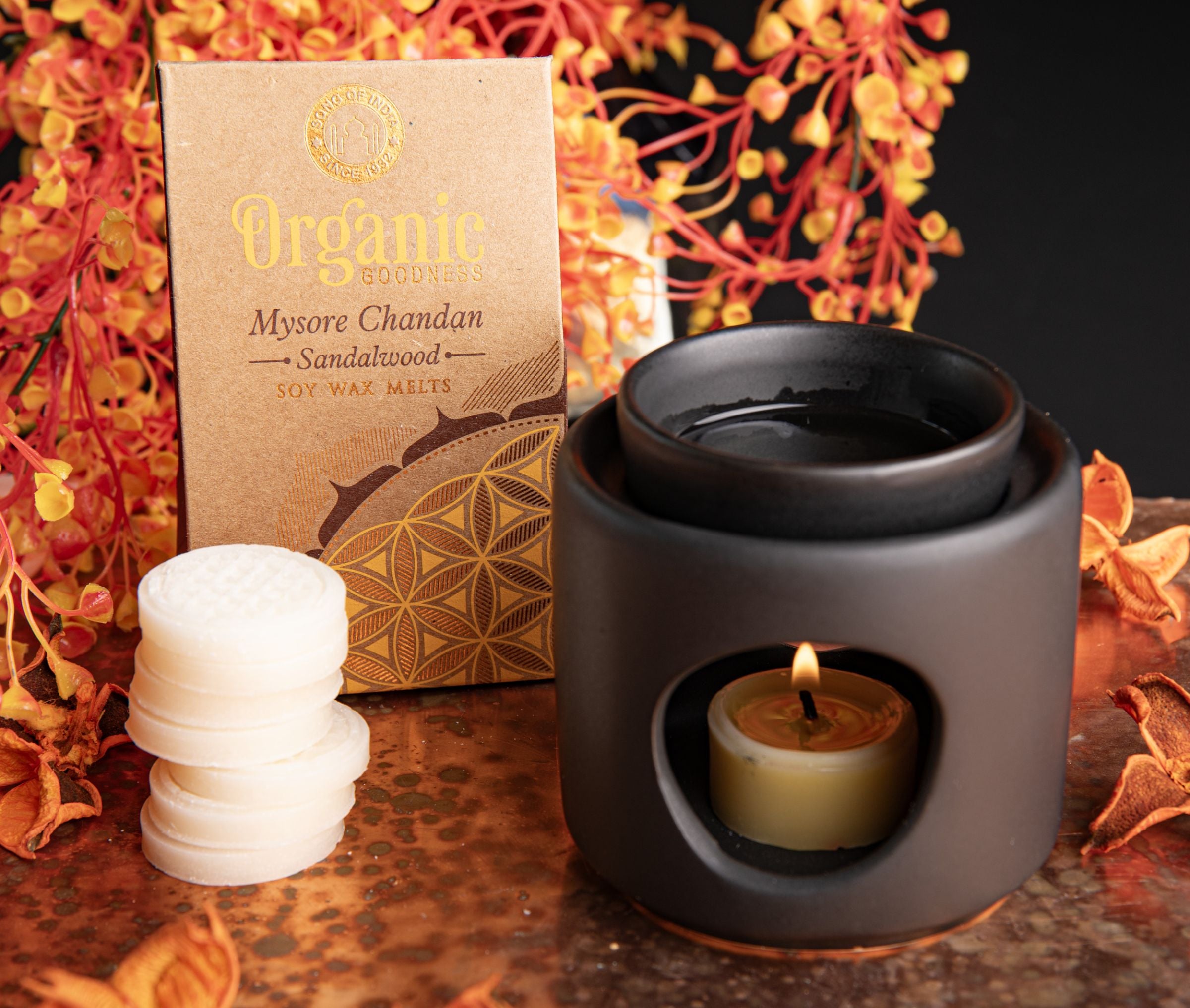 Sandelholzwachs Blume des Lebens für Aromalampen – Ansicht 4
