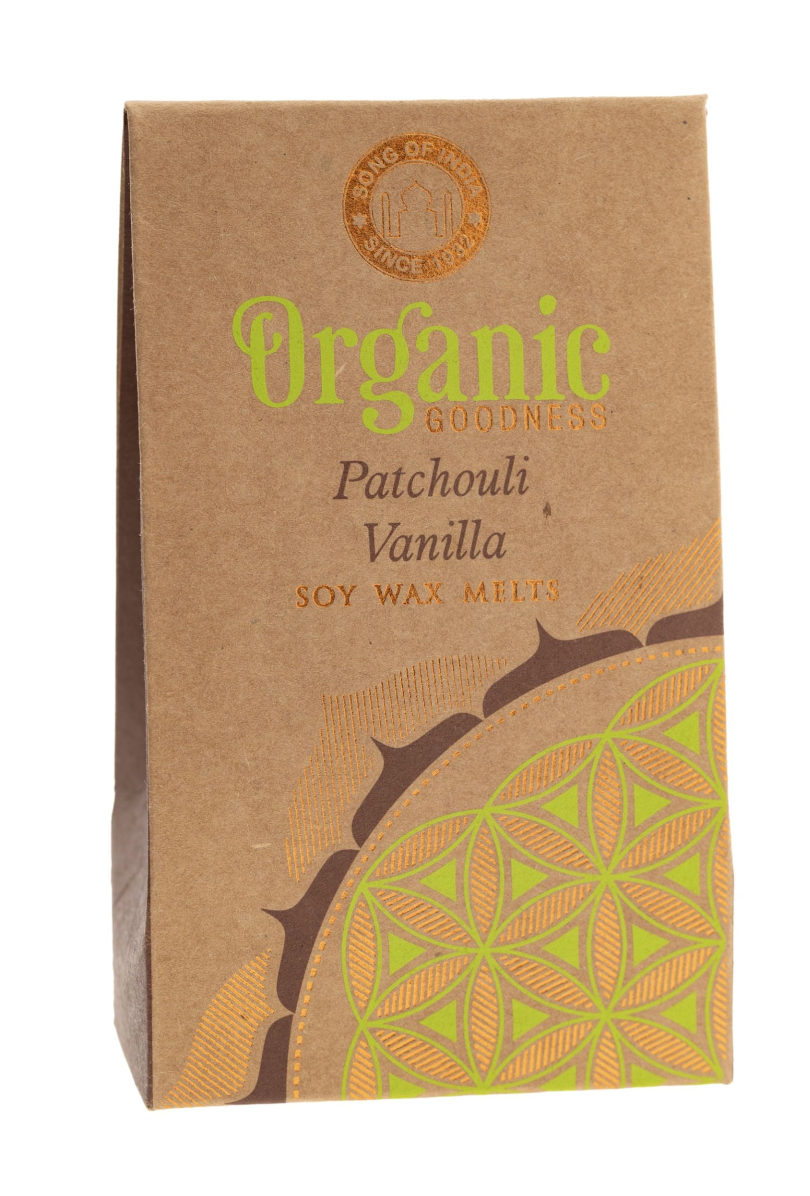Patchouli und Vanille Wachs Blume des Lebens für Aromalampen – Ansicht 2