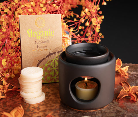 Patchouli und Vanille Wachs Blume des Lebens für Aromalampen – Ansicht 4