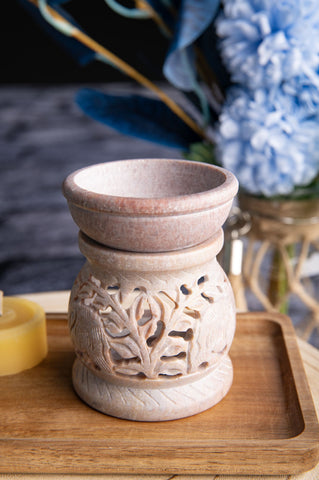 Raja Aromalampe Speckstein – Ansicht 2