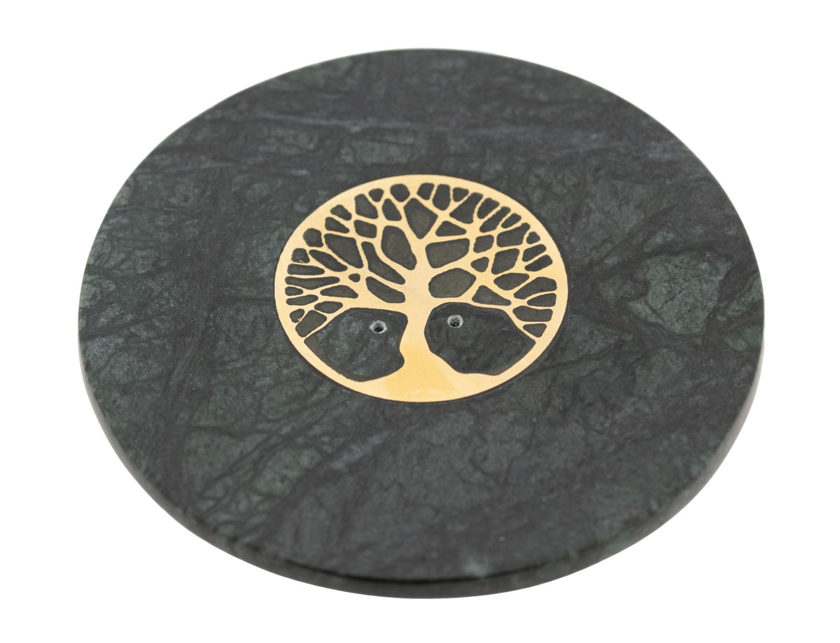 Yggdrasil Halter grüner Marmor – Seelenecho