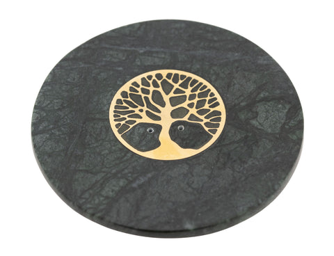Yggdrasil Halter grüner Marmor – Seelenecho