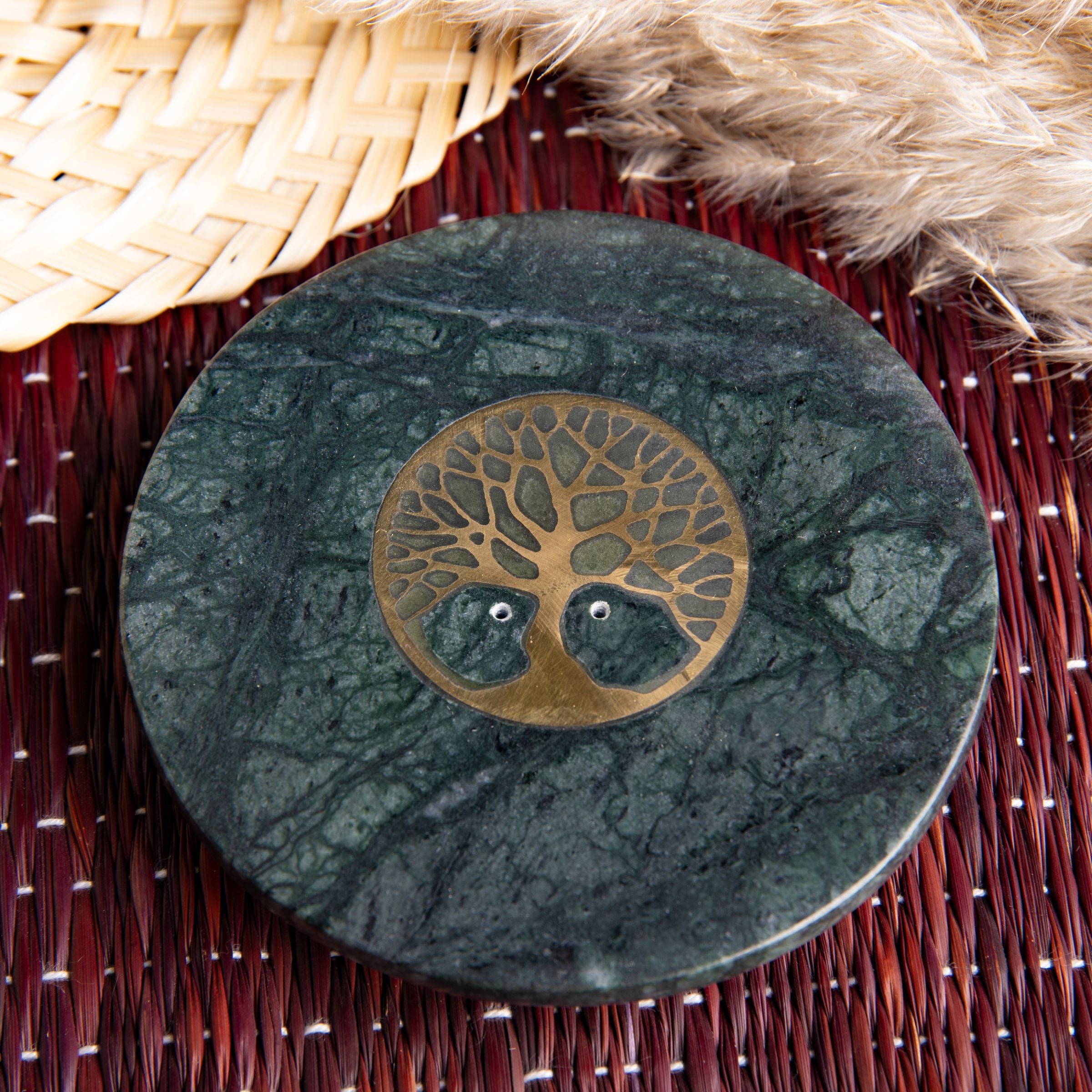 Yggdrasil Halter grüner Marmor – Ansicht 2