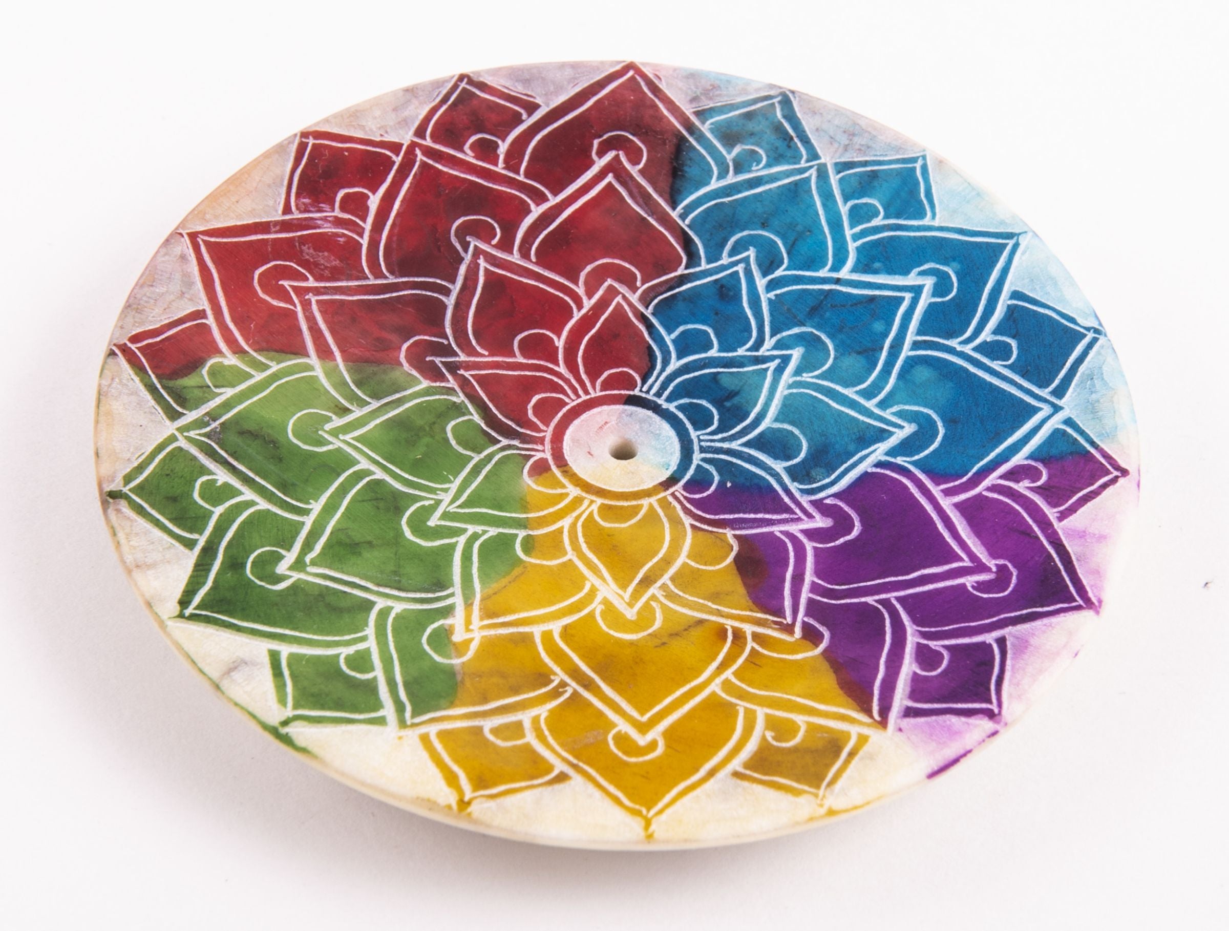 Regenbogen Mandala Stäbchenhalter – Ansicht 2